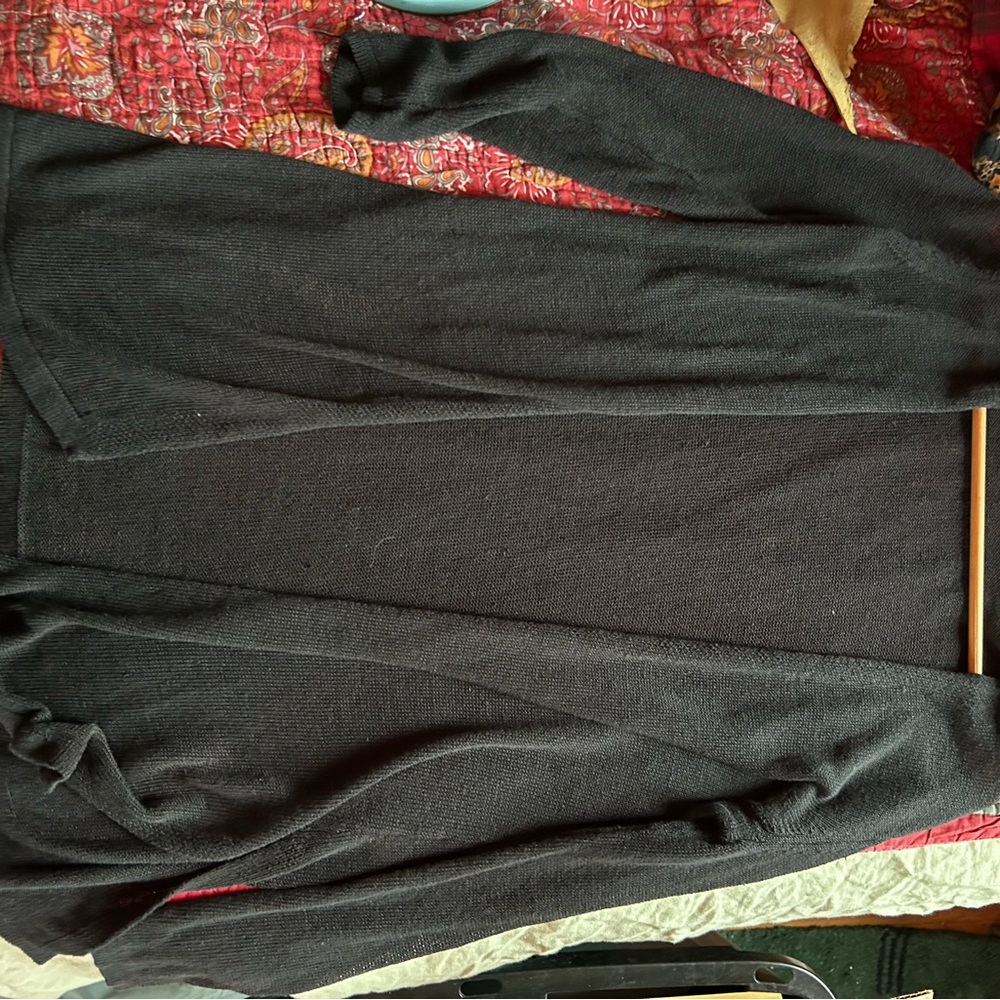 Black cardigan